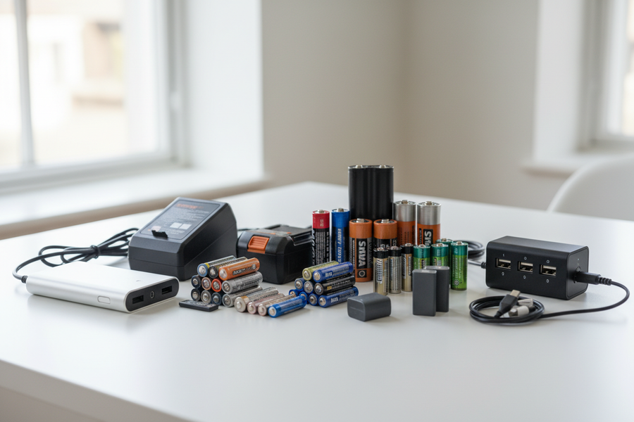 BATTERIJEN & OPLADERS