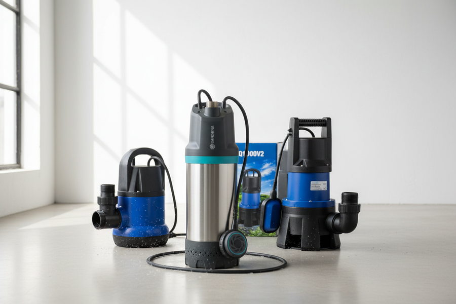 DOMPELPOMPEN MET VLOTTER