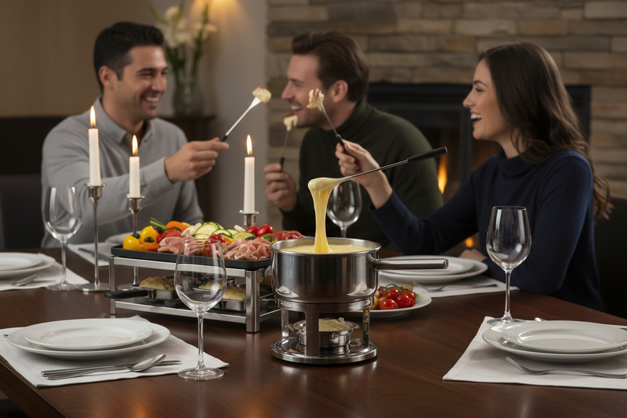 GOURMET FONDUE & FUNCOOKING