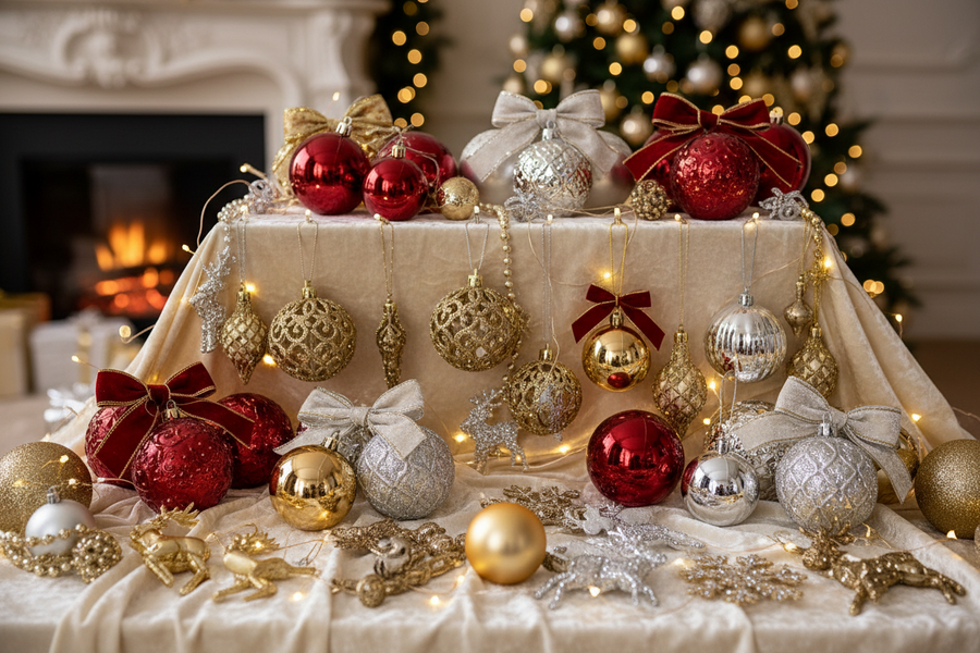 KERSTBOOM VERSIERING