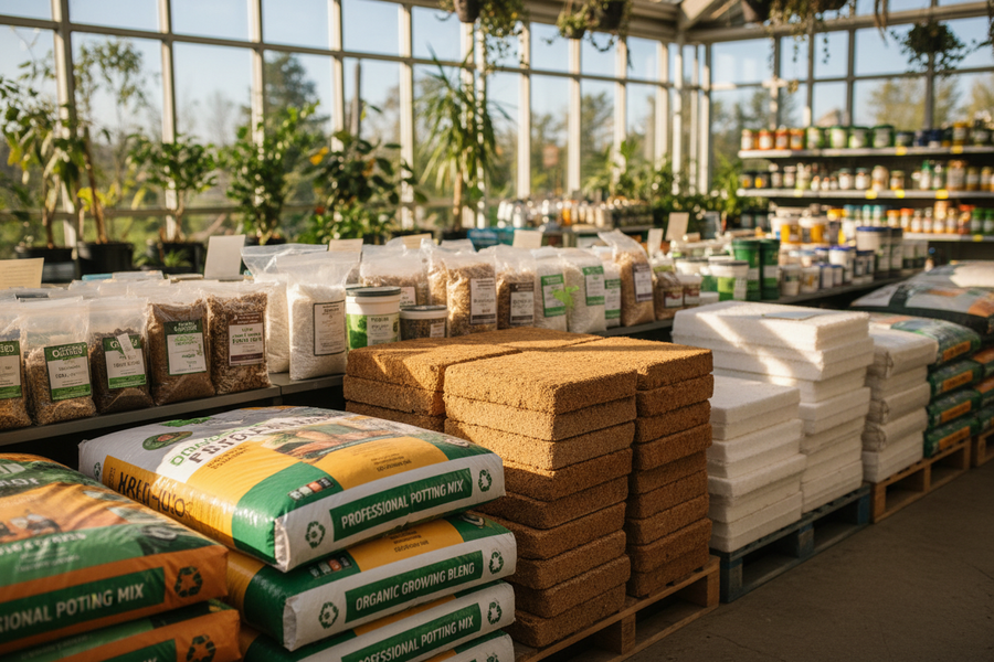 POTGROND, SUBSTRATEN & STEENWOL