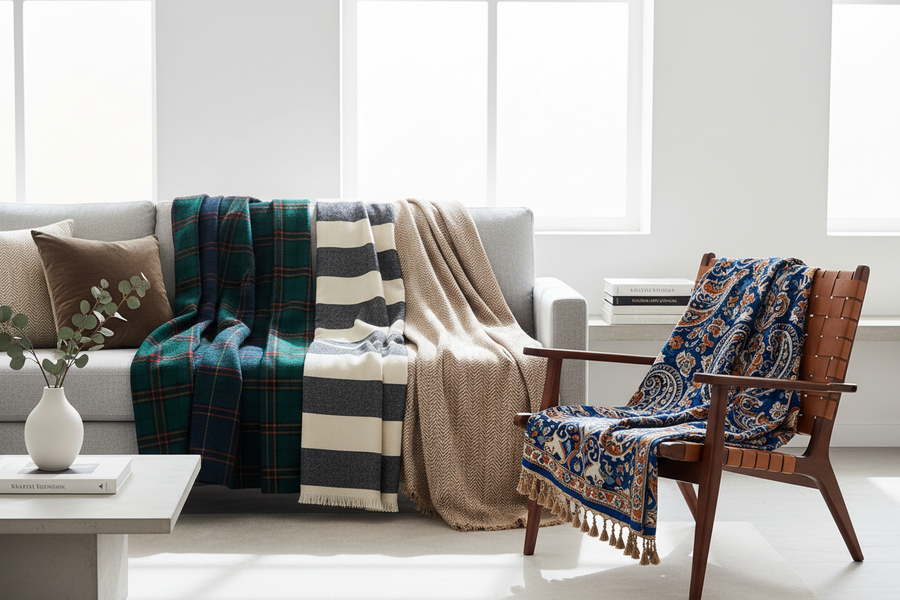 PLAIDS & GRAND FOULARDS