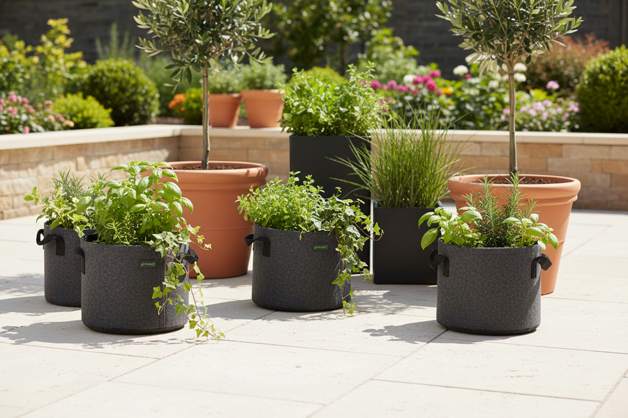 POTTEN, SCHALEN & PLANTENBAKKEN (BUITEN)