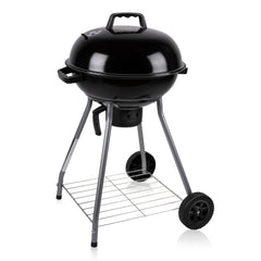 BBQ COLLECTION BARBECUE ROND Ø46CM MET DEKSEL EN ASLADE ROESTVRIJ STAAL - Tuincentrum Lopik