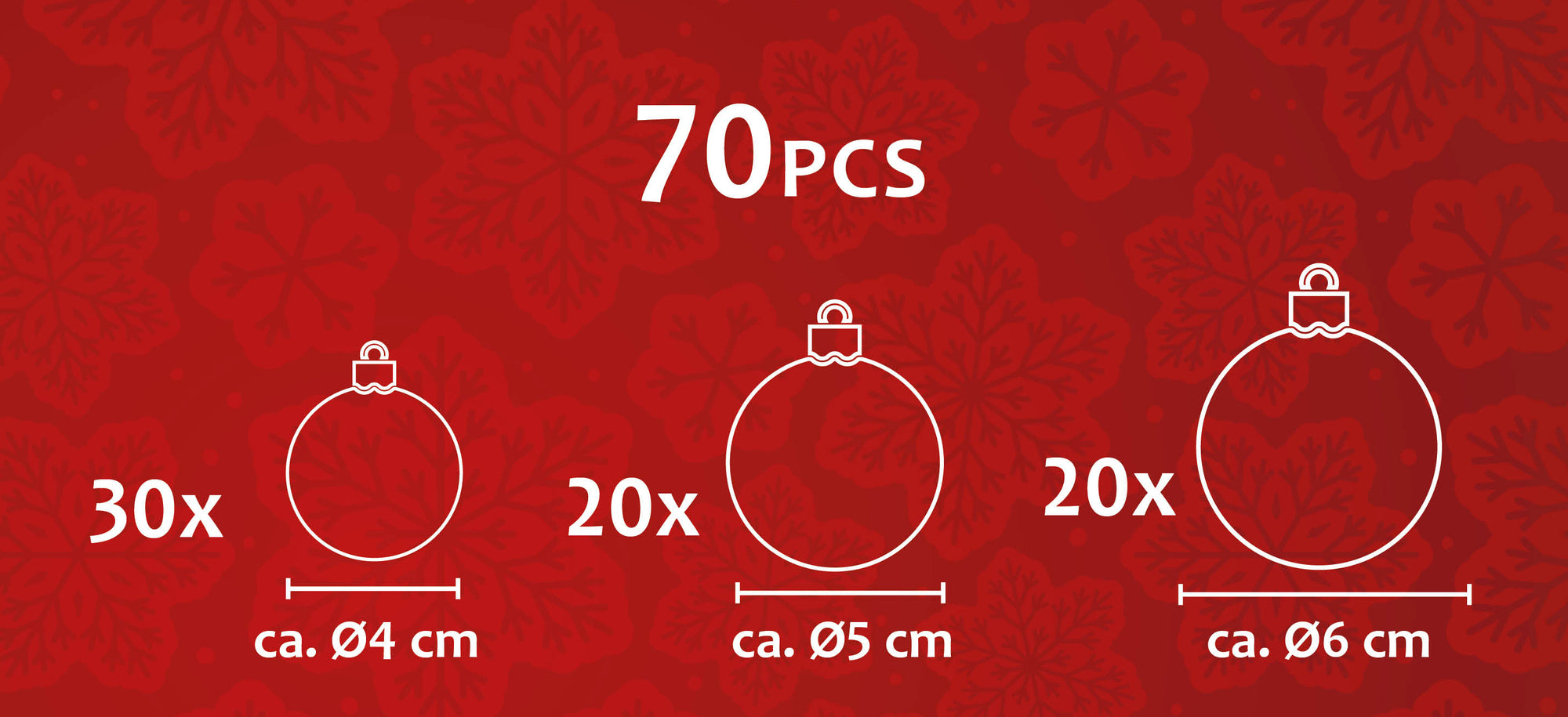 CHRISTMAS GIFTS KERSTBALLEN SET 70 STUKS ZILVER MET OPBERGBOX - Tuincentrum Lopik