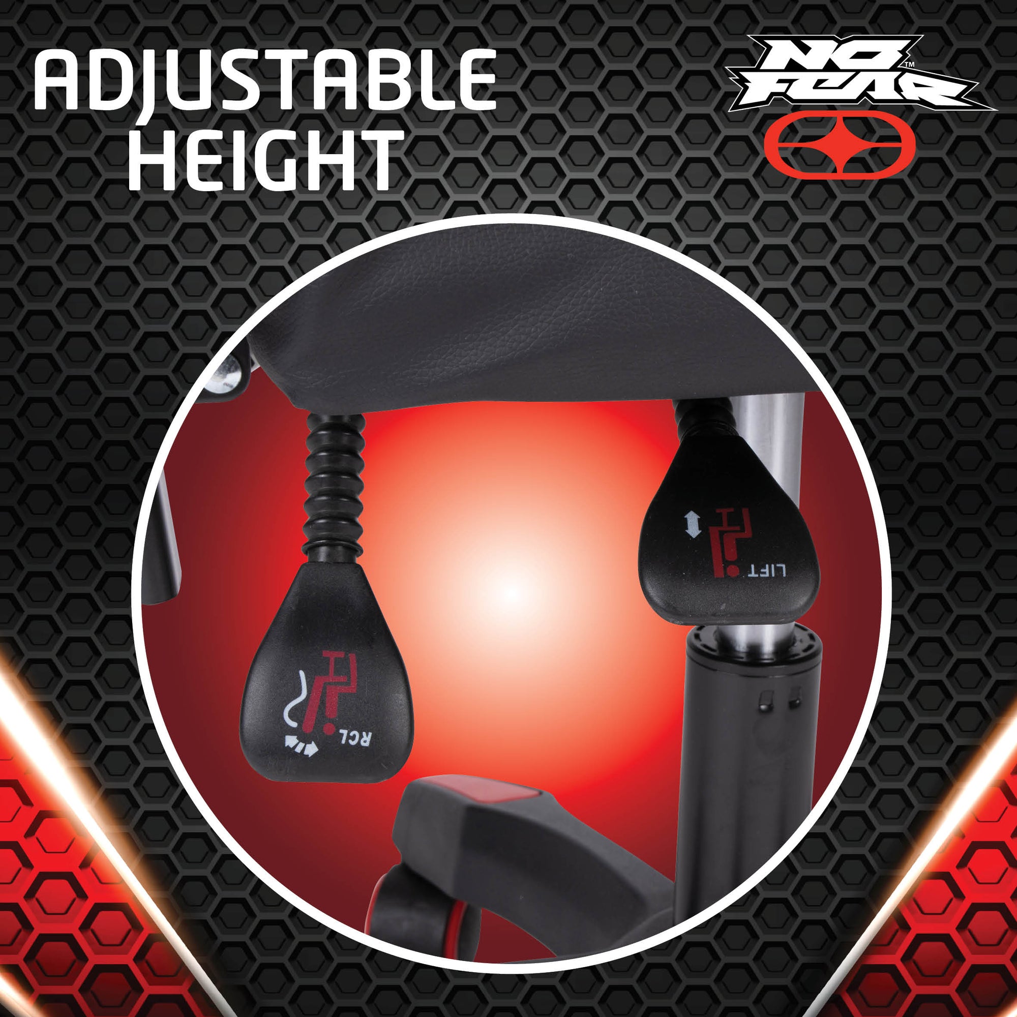 Chair Gaming Blk/Red - Tuincentrum Lopik