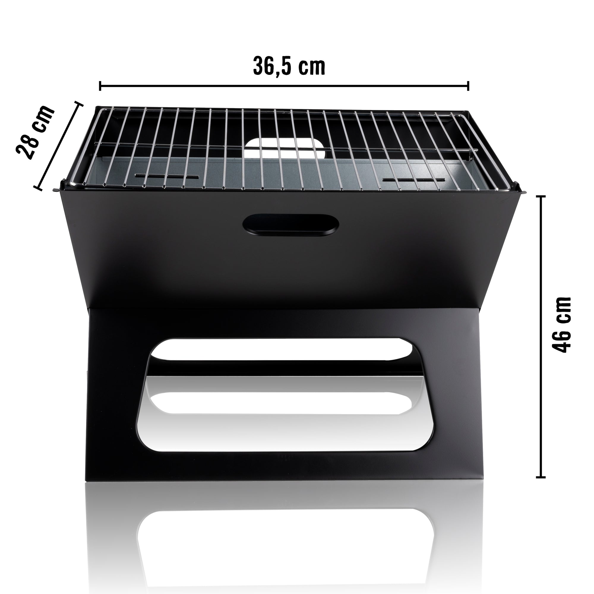 BBQ COLLECTION BARBECUE PORTABLE HOUTSKOOL ZWART - Tuincentrum Lopik