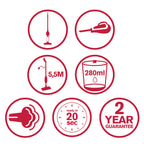 Steam-Mop 1600W 230V Dd7003