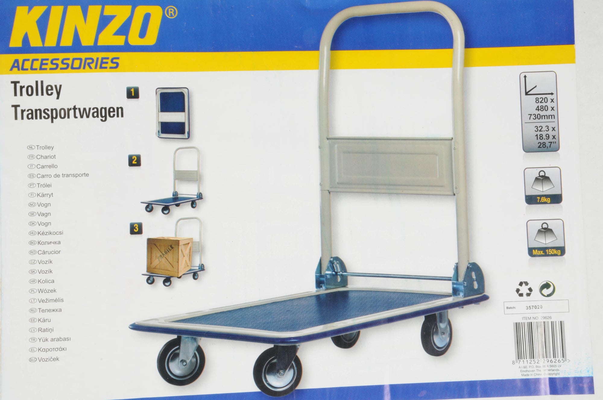 Trolley 150Kg