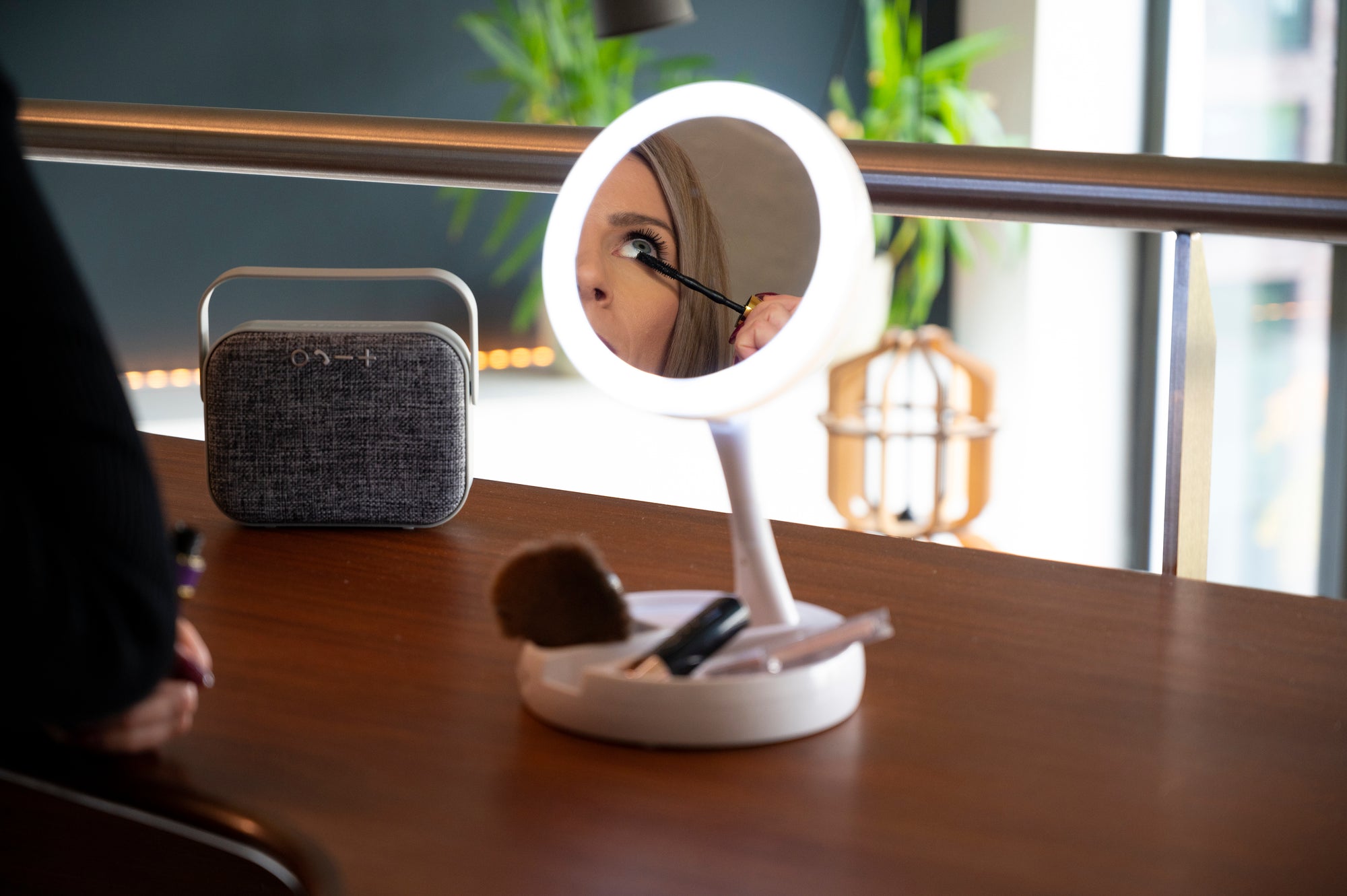 Cosmetic Mirror 21Led Foldable
