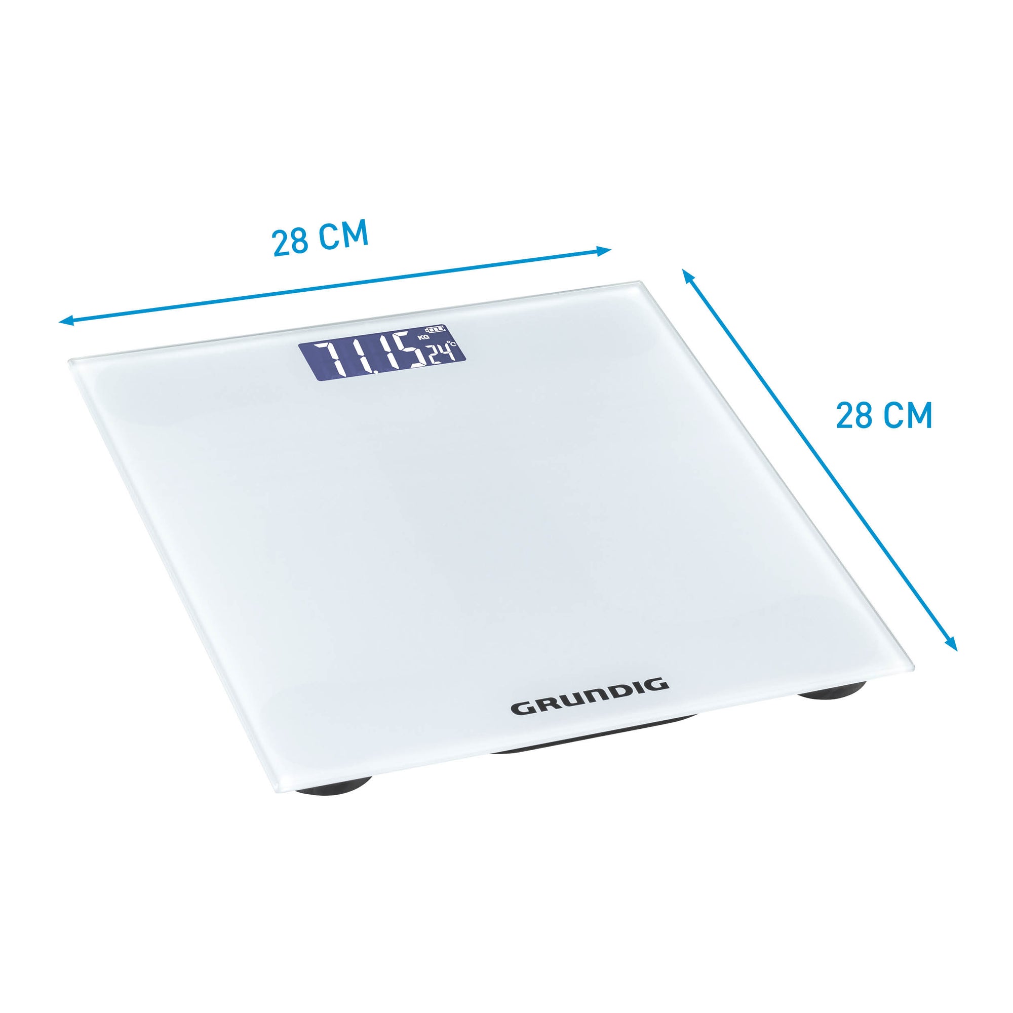 Weegschaal 28X28X2,2Cm