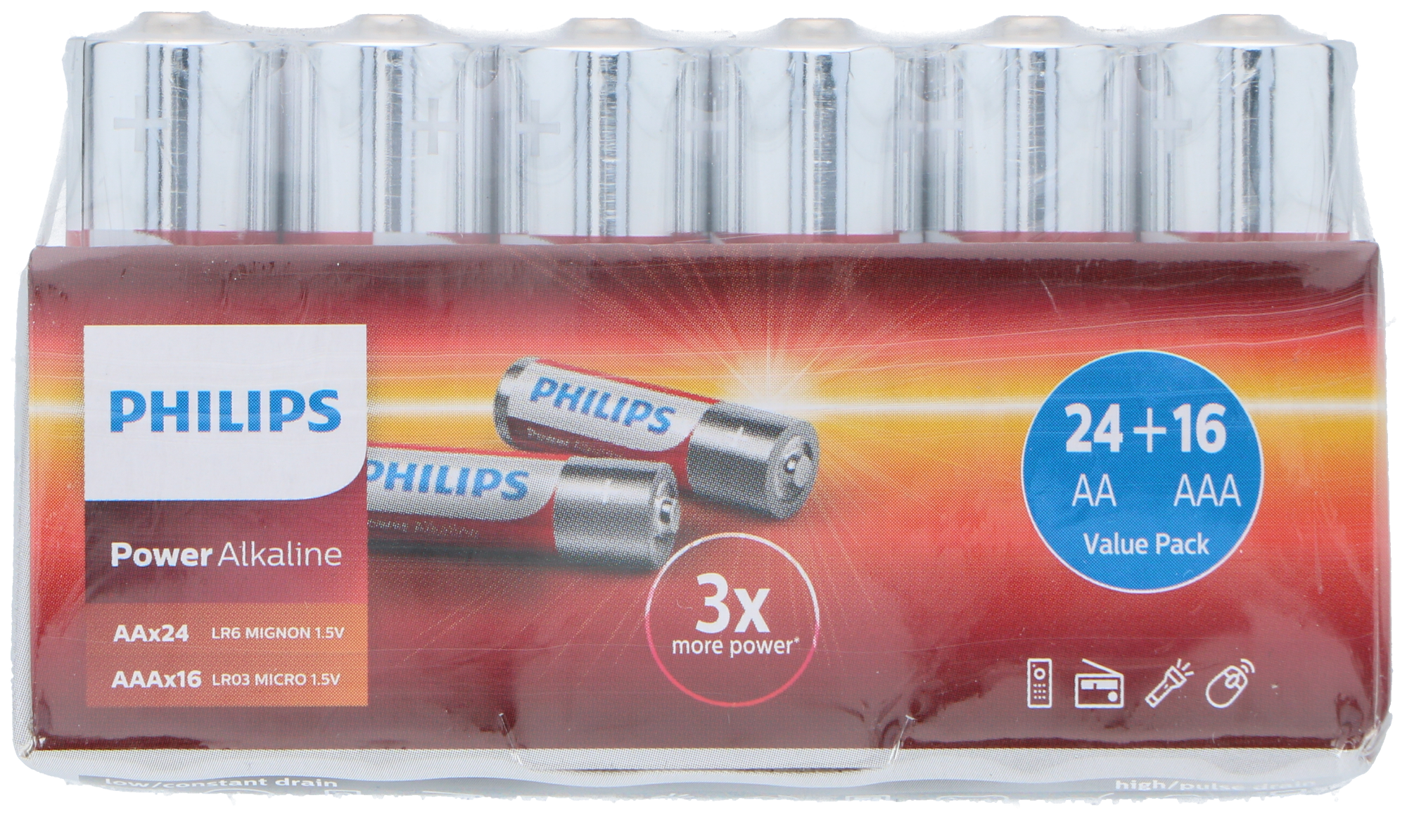 Battery (40) 24Xaa+16Xaaa