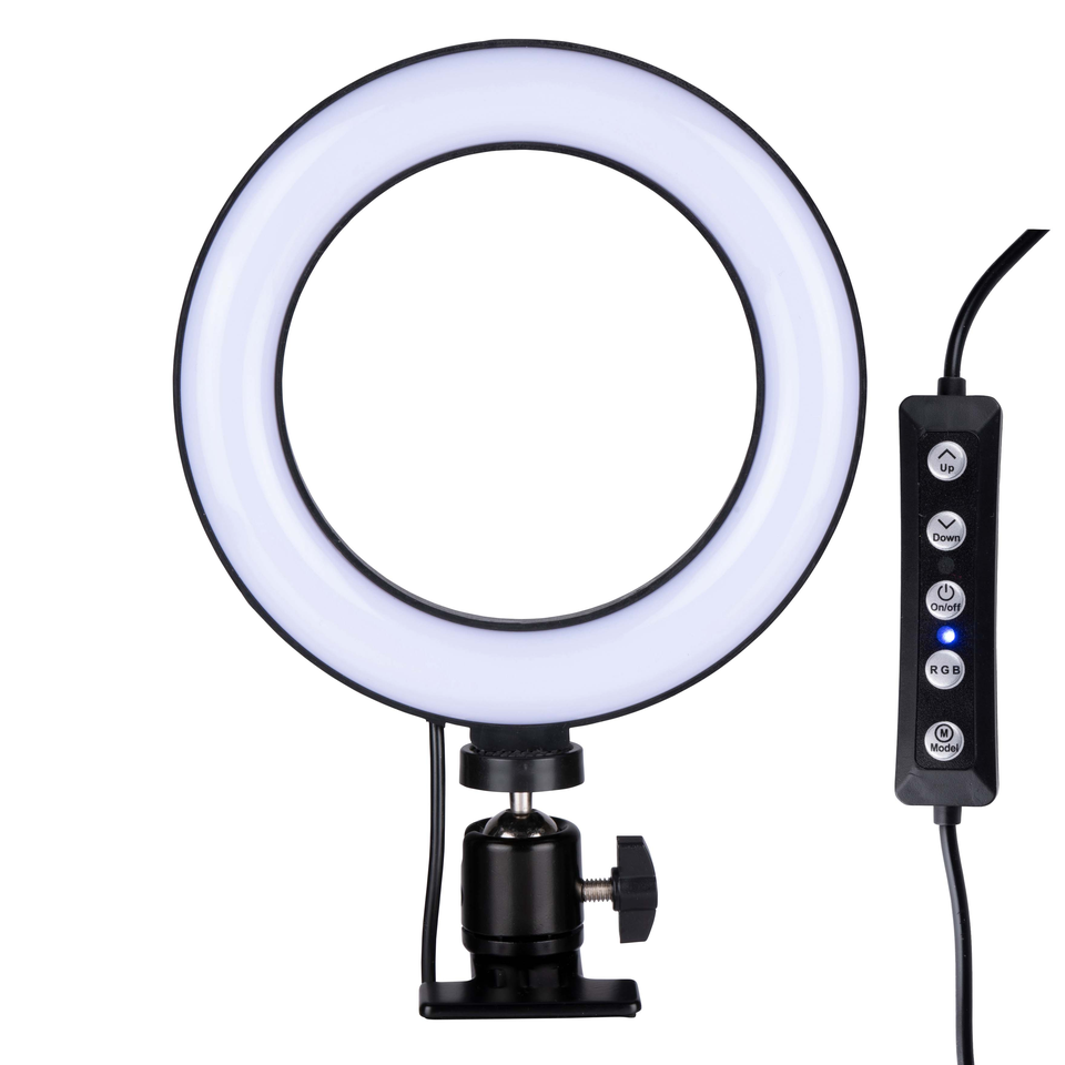 GRUNDIG RGB RINGLAMP 15,6CM MET KLEM EN AFSTANDSBEDIENING - Tuincentrum Lopik