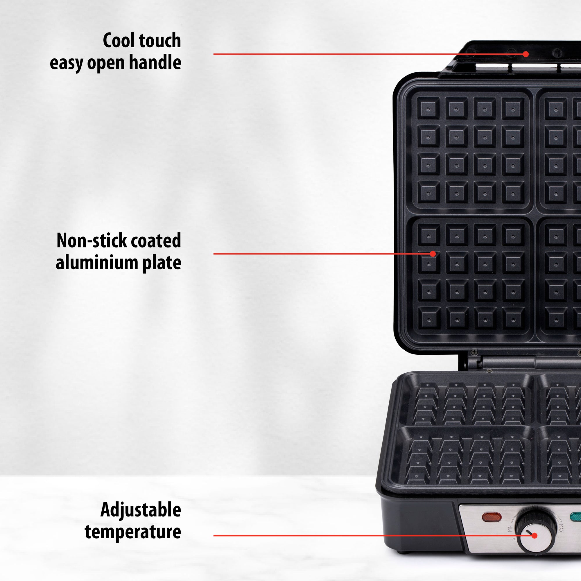ALPINA WAFFLE MAKER 230V 1200W - Tuincentrum Lopik