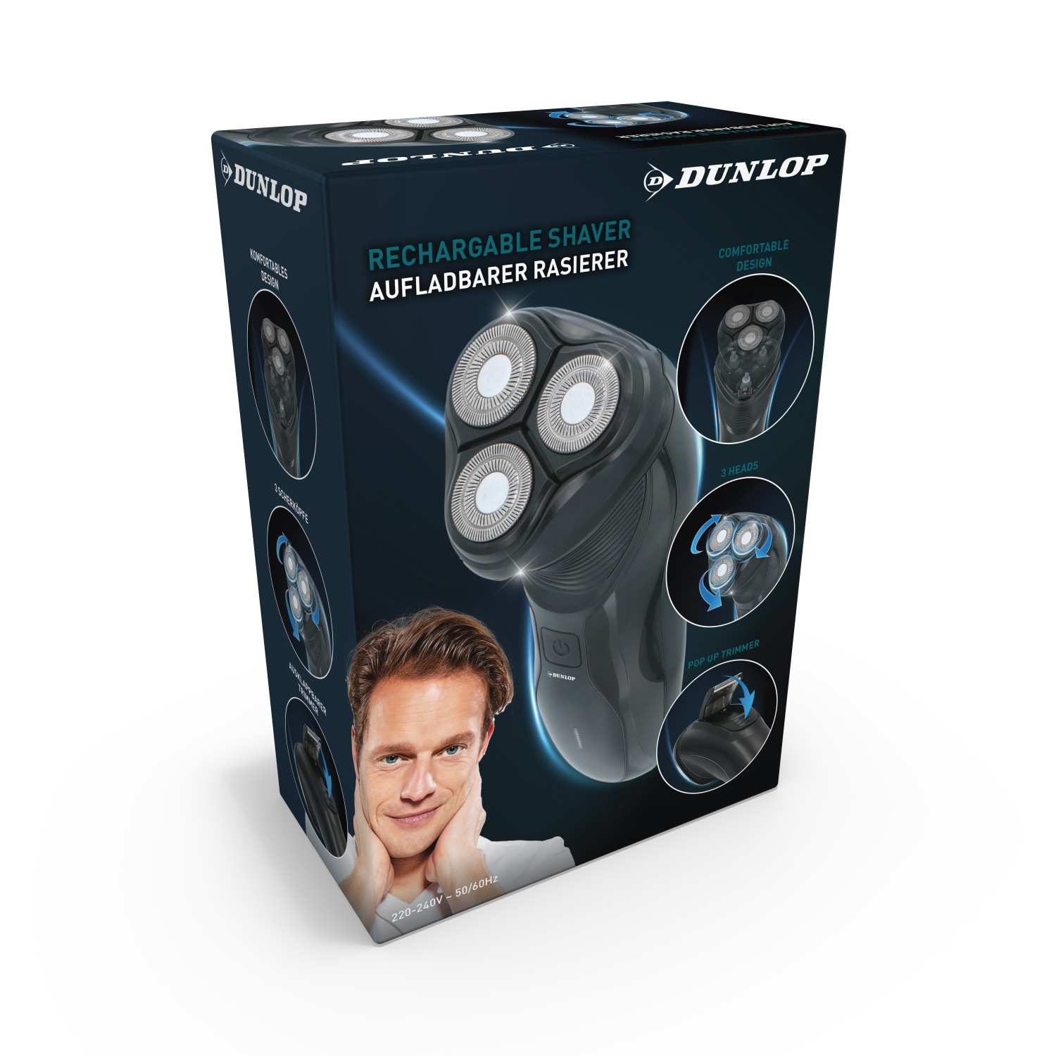 Shaver 3Head Rechargeable