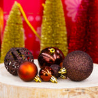 GIFTSOME KERSTBALLEN SET 101 STUKS BRONS - Tuincentrum Lopik