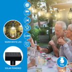 GRUNDIG SOLAR LICHTSNOER 10 LANTAARNS 3.8M LED - Tuincentrum Lopik