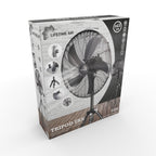 LIFETIME AIR STATIEFVENTILATOR 45 CM 50W ZILVER - Tuincentrum Lopik