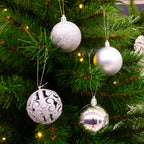 GIFTSOME KERSTBALLEN SET 101 STUKS ZILVER - Tuincentrum Lopik