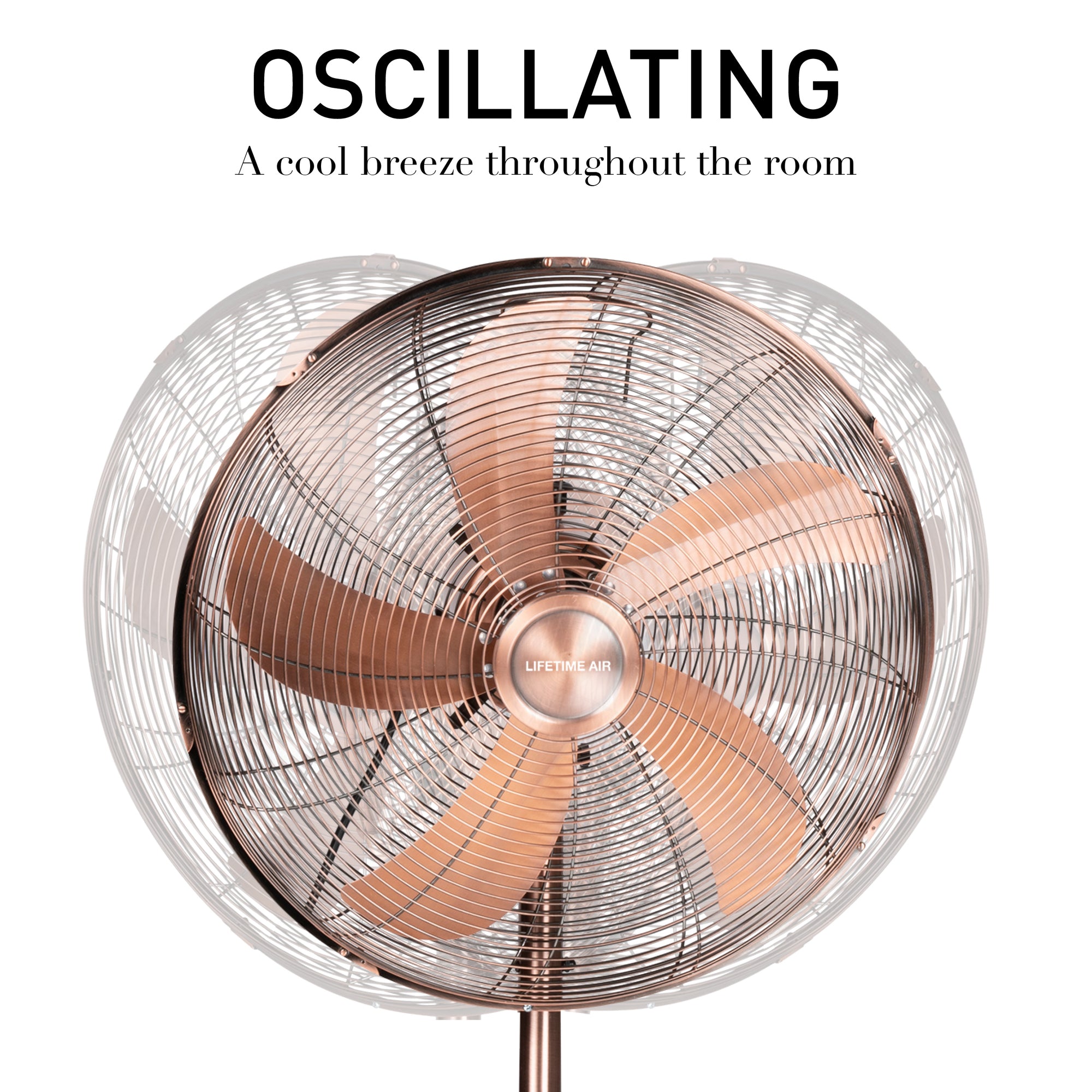 LIFETIME AIR STAANDE VENTILATOR 45CM 50W 230V - Tuincentrum Lopik