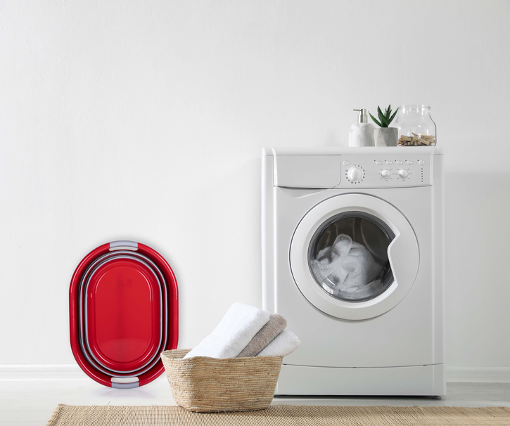 Laundry Basket Foldable Pp/Tpr