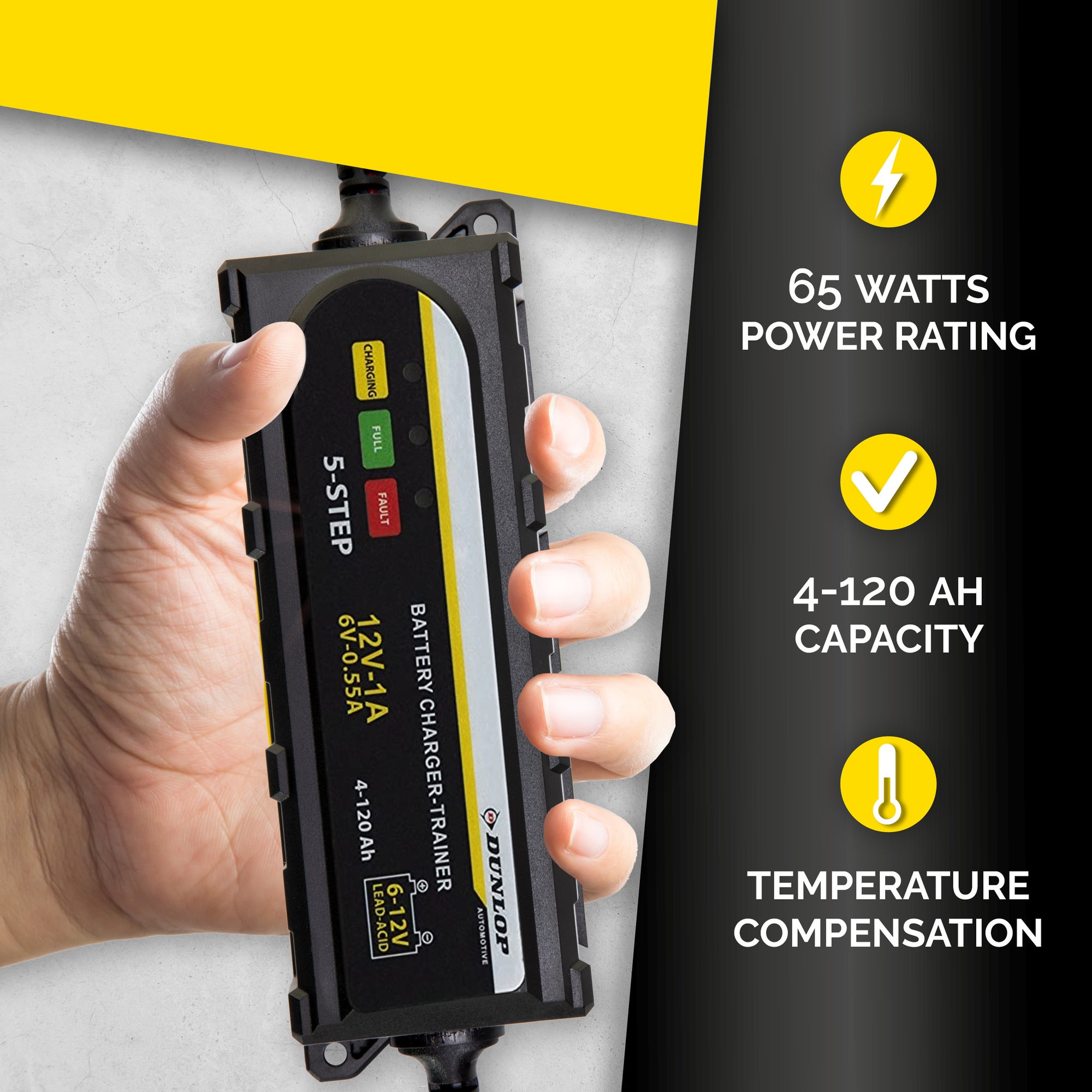 DUNLOP SMART CHARGER ACCULADER 1A - Tuincentrum Lopik