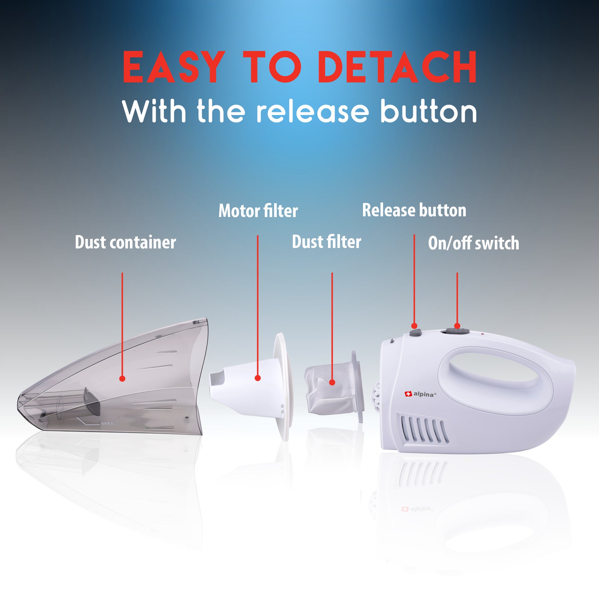 Vacuum Cleaner Handheld 8V