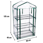 KINZO GREENHOUSE 3L 69X49X125CM - KAS 3 LAGEN - Tuincentrum Lopik