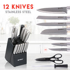 Knife 15Pcs With Block