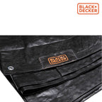 BLACK+DECKER AFDEKZEIL AANHANGER 3X4M 14 RINGEN ALUMINIUM WEERBESTENDIG - Tuincentrum Lopik