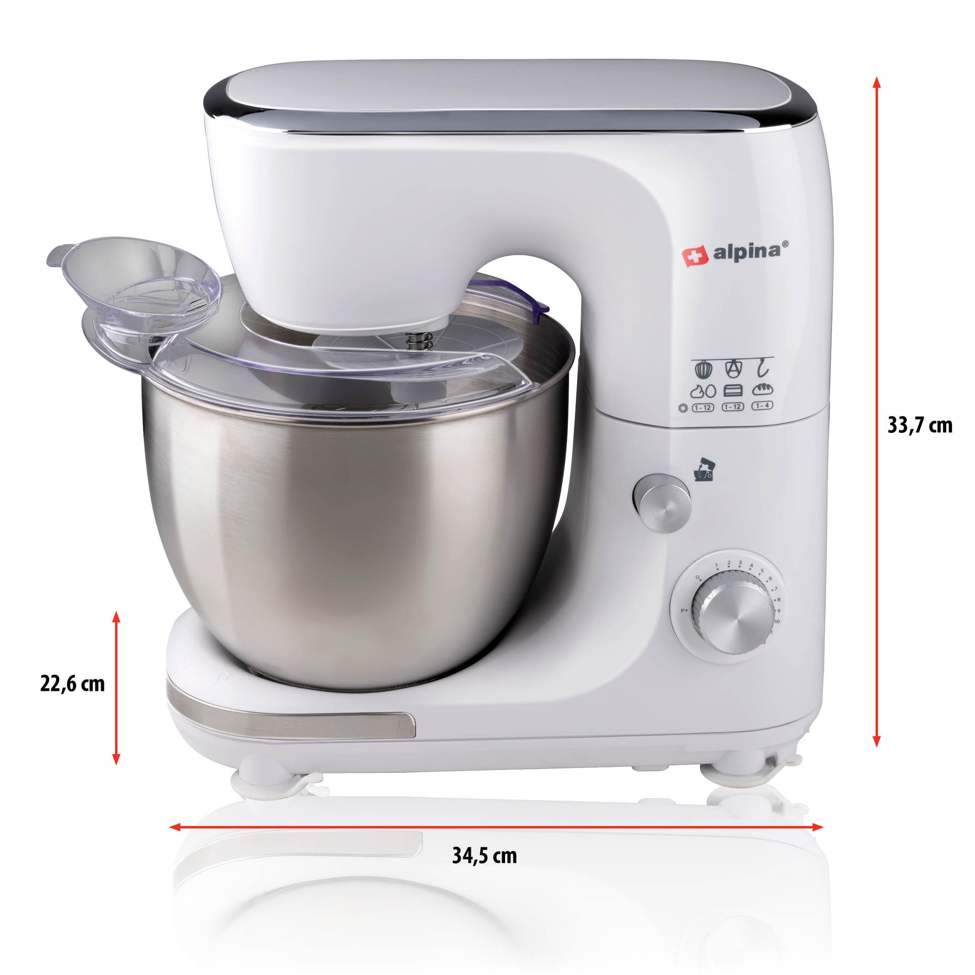 ALPINA KEUKENMACHINE 5L WIT - Tuincentrum Lopik