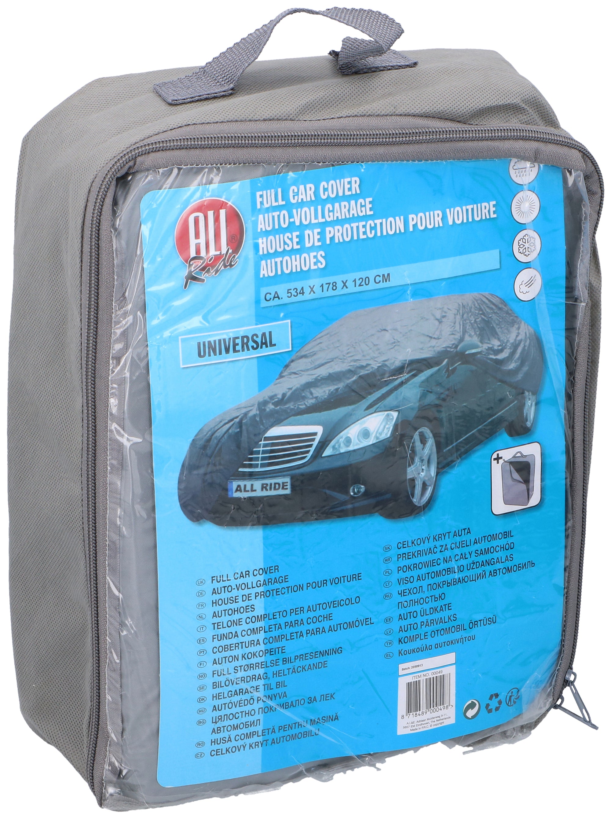 Carcover Grey Xl 534X178X120Cm - Tuincentrum Lopik
