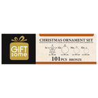 GIFTSOME KERSTBALLEN SET 101 STUKS BRONS - Tuincentrum Lopik