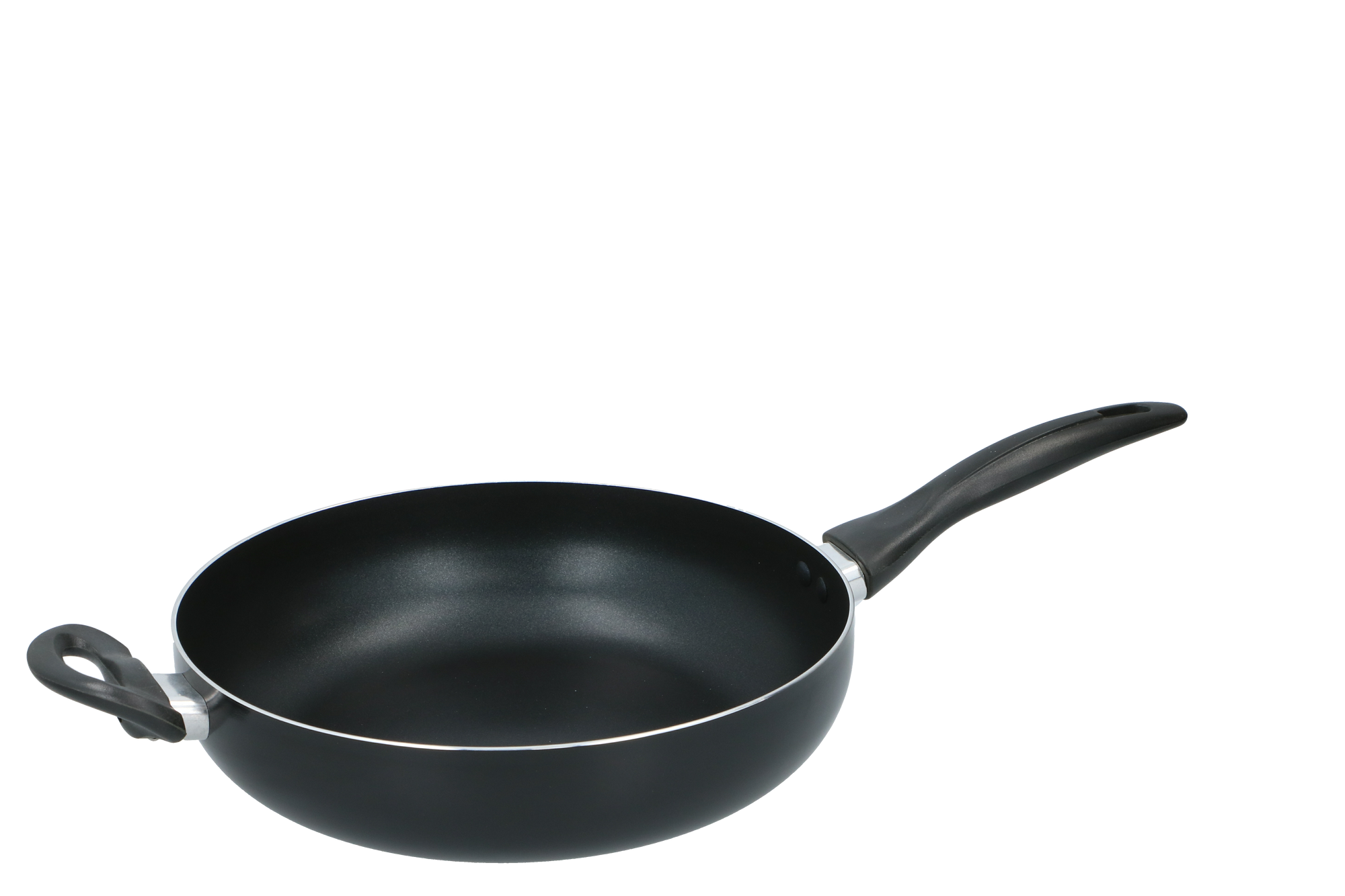 ALPINA KOEKENPAN 28CM MET GLAZEN DEKSEL - ANTI-AANBAKLAAG - INDUCTIE - Tuincentrum Lopik