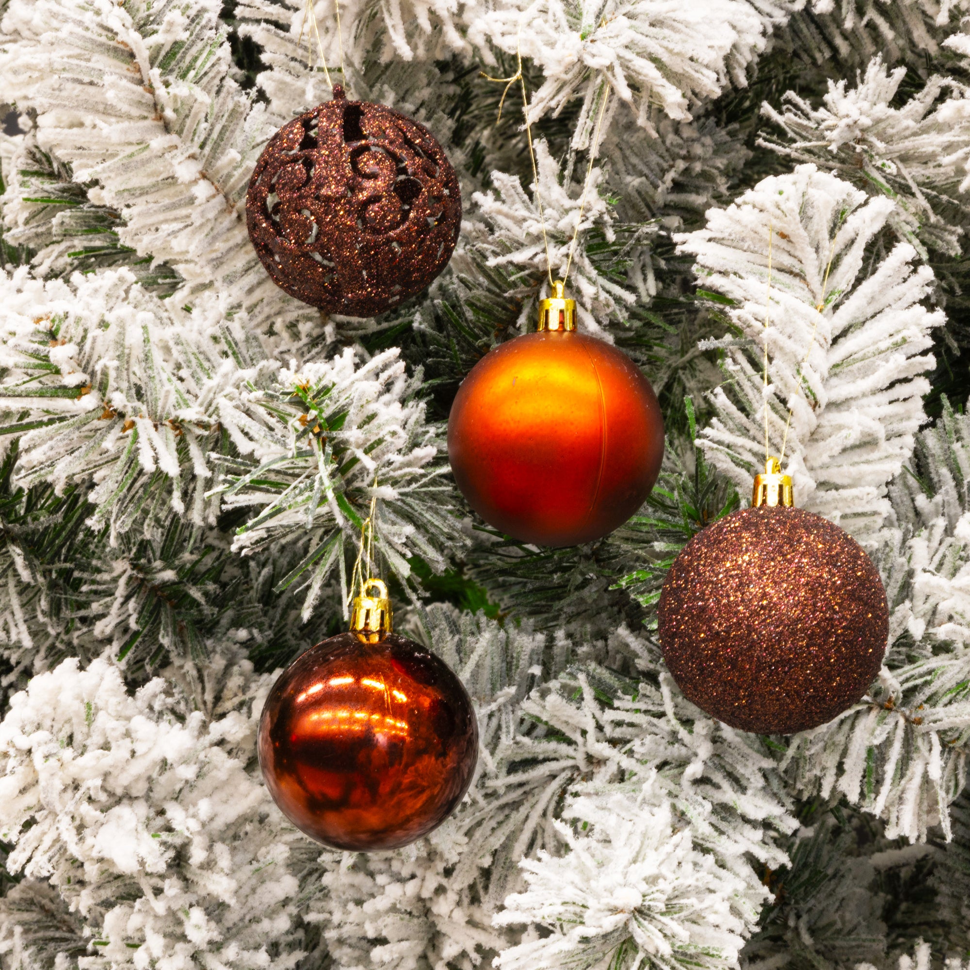 GIFTSOME KERSTBALLEN SET 101 STUKS BRONS - Tuincentrum Lopik
