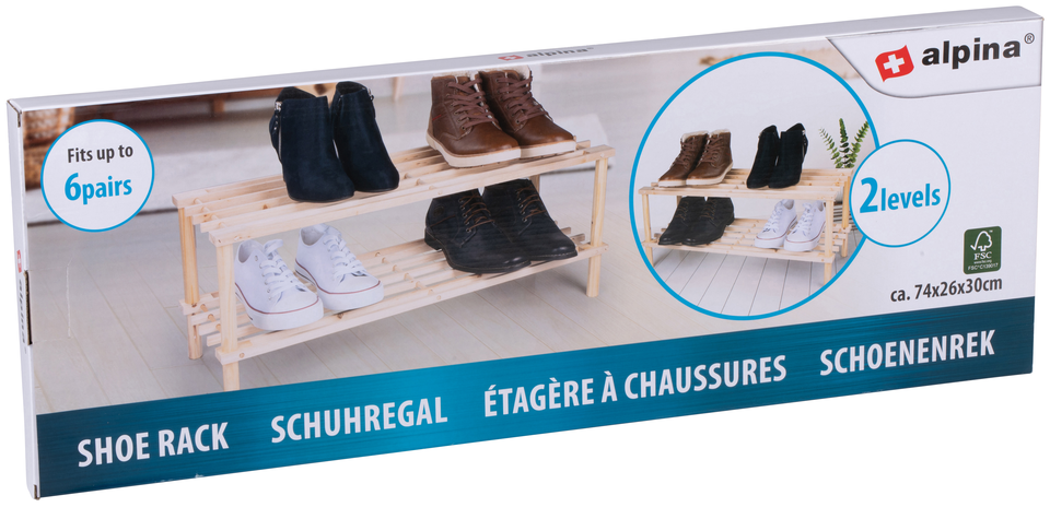 ALPINA HOUTEN SCHOENENREK 2 LAGEN FSC - Tuincentrum Lopik