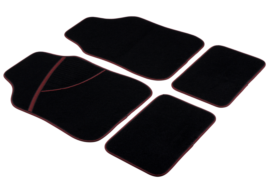 Car Mat Set 4Pcs 66X44Cm Pvc/Pes