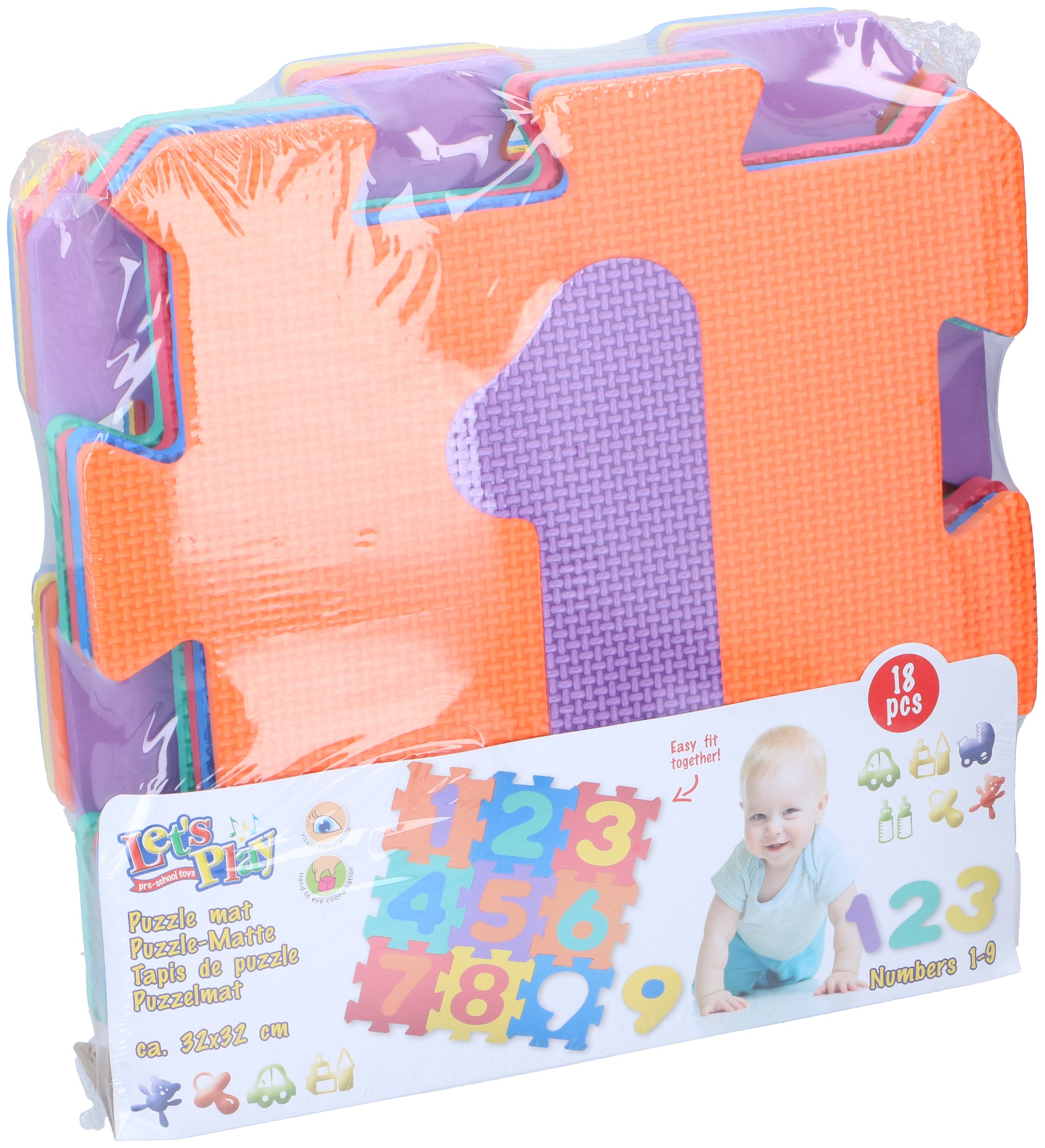 Puzzle Mat 9Pcs 32X32X1Cm