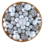 GIFTSOME KERSTBALLEN SET 101 STUKS ZILVER - Tuincentrum Lopik