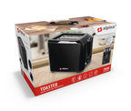 Toaster 700W  Pl Black