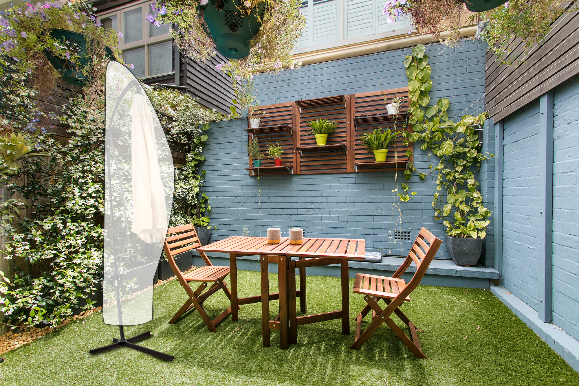 Hanging Parasol Cover 265X70Cm