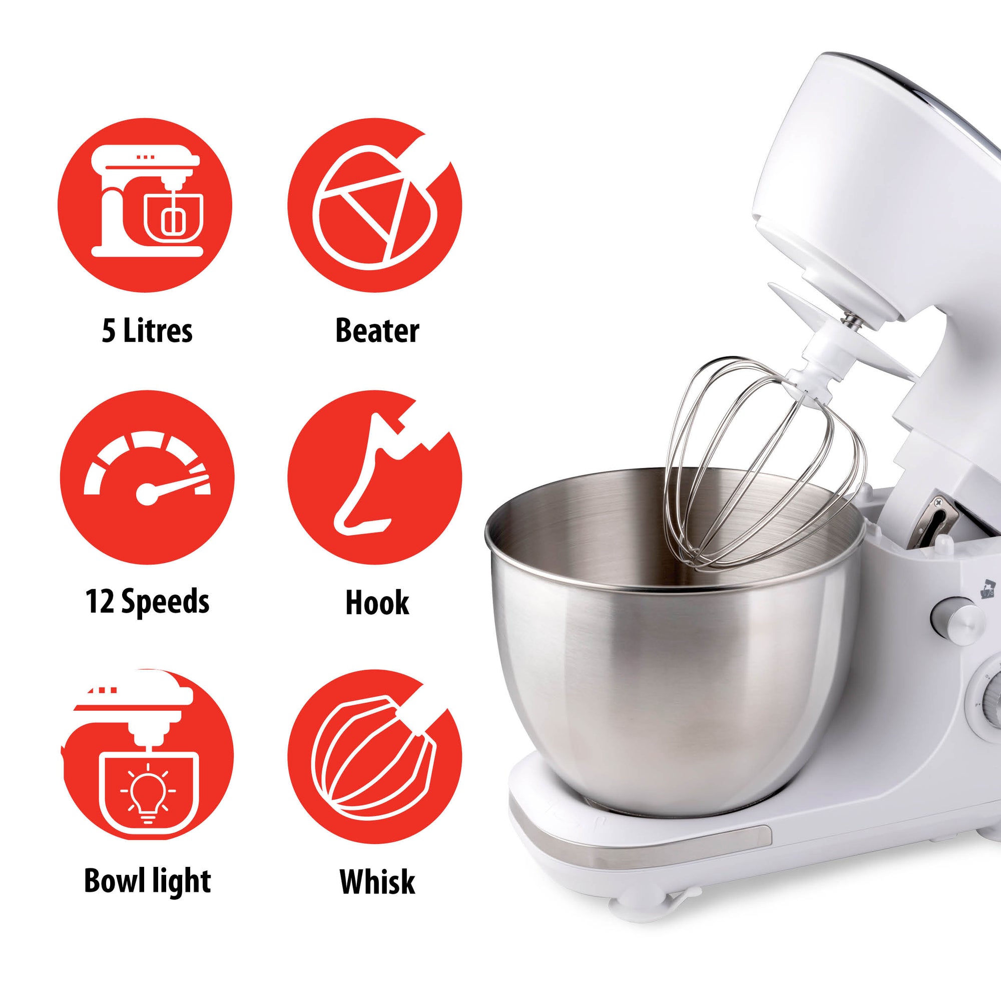 ALPINA KEUKENMACHINE 5L WIT - Tuincentrum Lopik