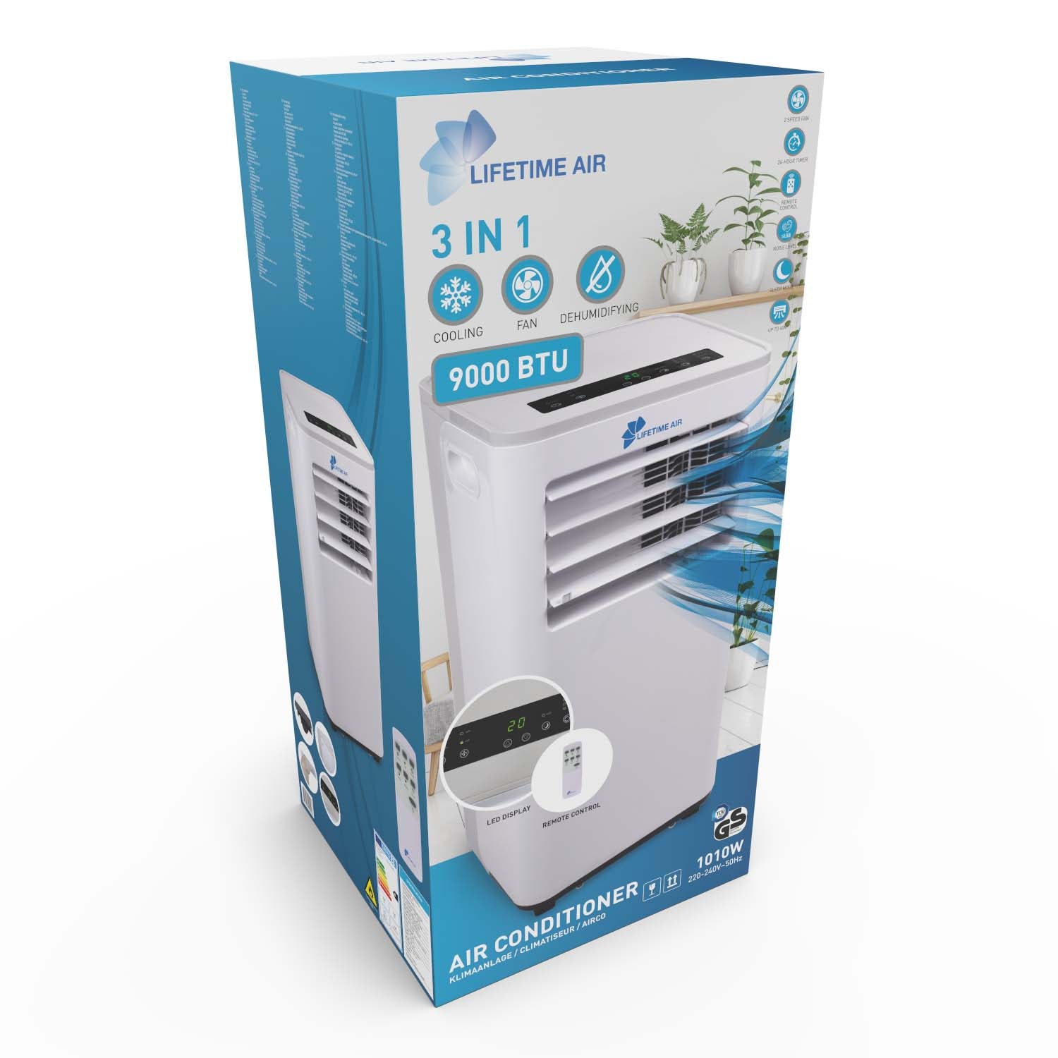 Airco 9000Btu 1010W 220-240V