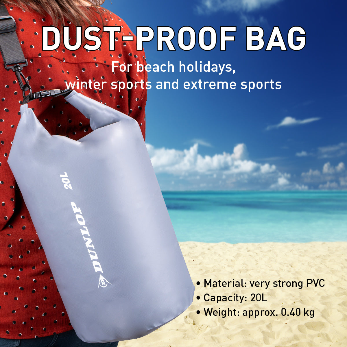 DUNLOP DRYBAG 20 LITER WATERDICHT - Tuincentrum Lopik