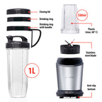 ALPINA SMOOTHIE MAKER 1200W MET DRINKFLES - Tuincentrum Lopik