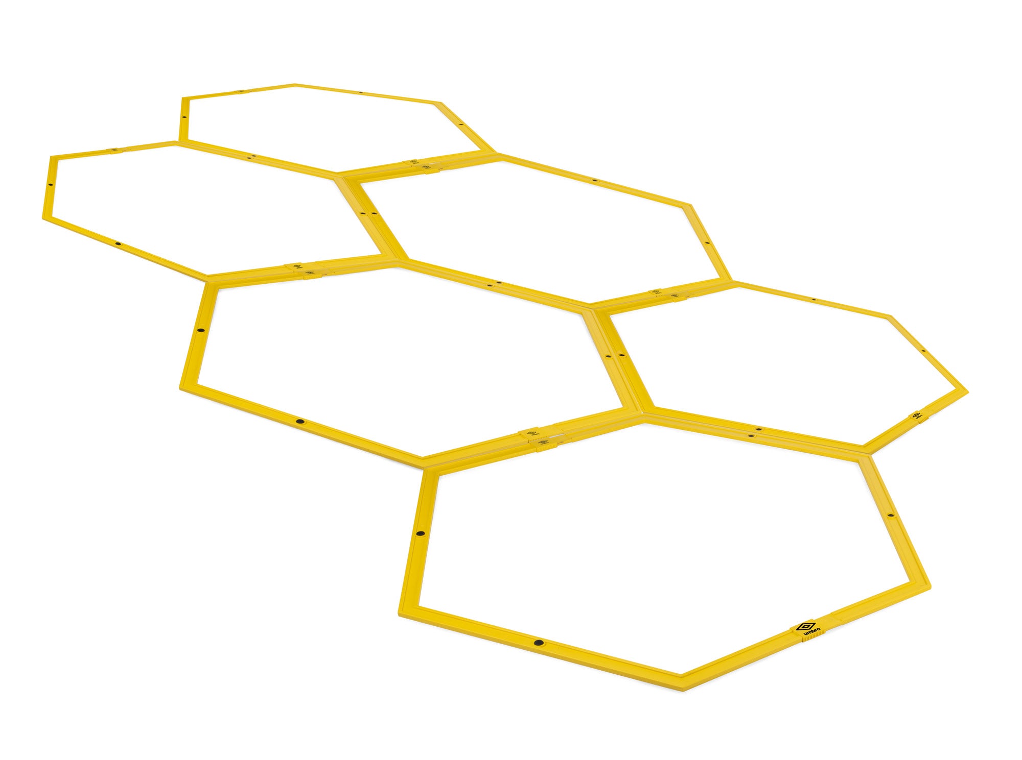 UMBRO AGILITY HOEPELS SET VAN 6 HEXAGONS 57,5CM - Tuincentrum Lopik