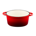 ALPINA GIETIJZEREN BRAADPAN 24 CM ROOD - Tuincentrum Lopik