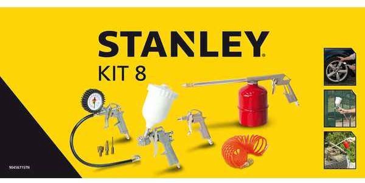 Air Tool Kit 8Pcs  9045671Stn