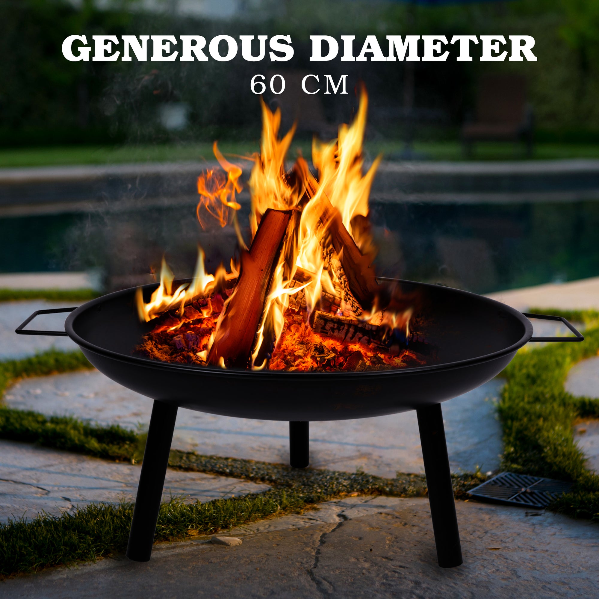 Firepit 60X60X29Cm