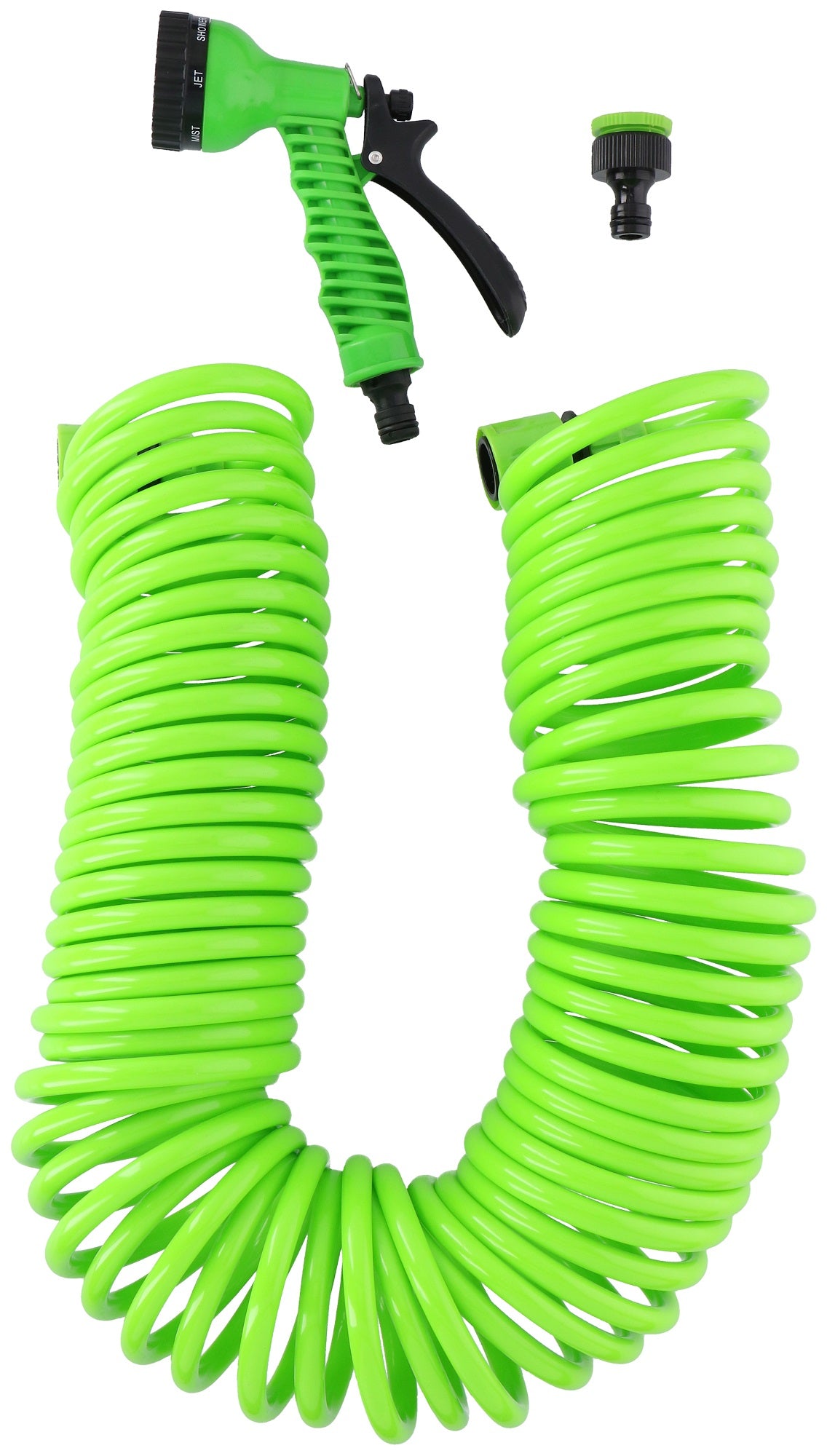 Hose Spiral 15M W/Nozzle Pp